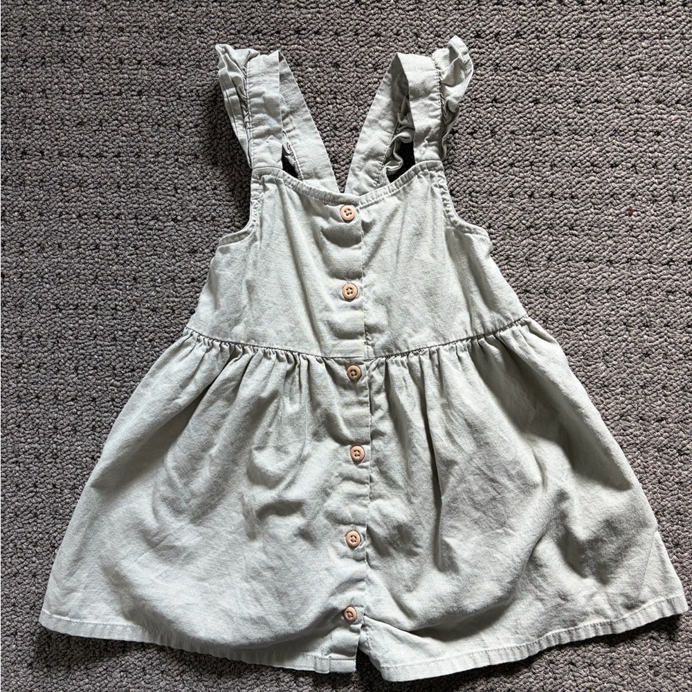 H&M Sage Green Kids Casual Dress